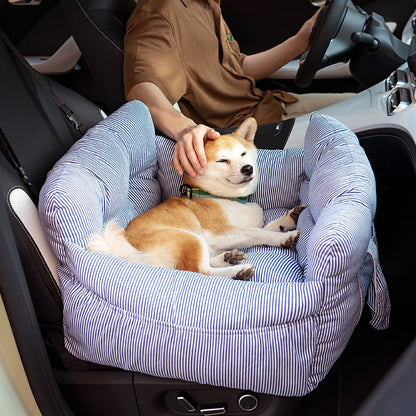 Dog Car Seat Bed with Washable Cover & Adjustable Straps 3