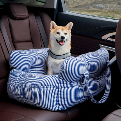 Dog Car Seat Bed with Washable Cover & Adjustable Straps 5
