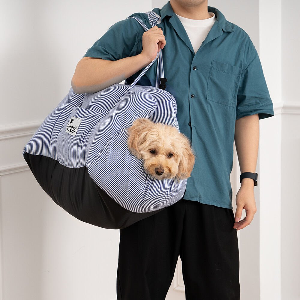 Dog Car Seat Bed with Washable Cover & Adjustable Straps 6