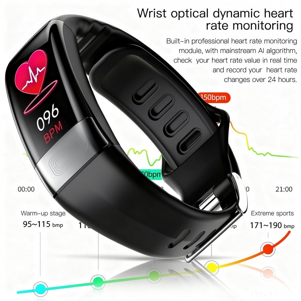 ECG Fitness Smartwatch — Health Tracking IP67 5