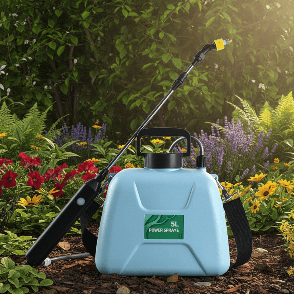 Electric Garden Sprayer 5L — USB Rechargeable, Auto 1