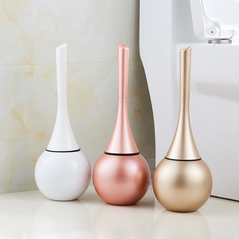 Elegant Toilet Brush With Space-Saving Base 1