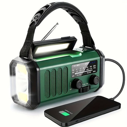 Emergency Radio — Solar Hand Crank with USB Charging 1