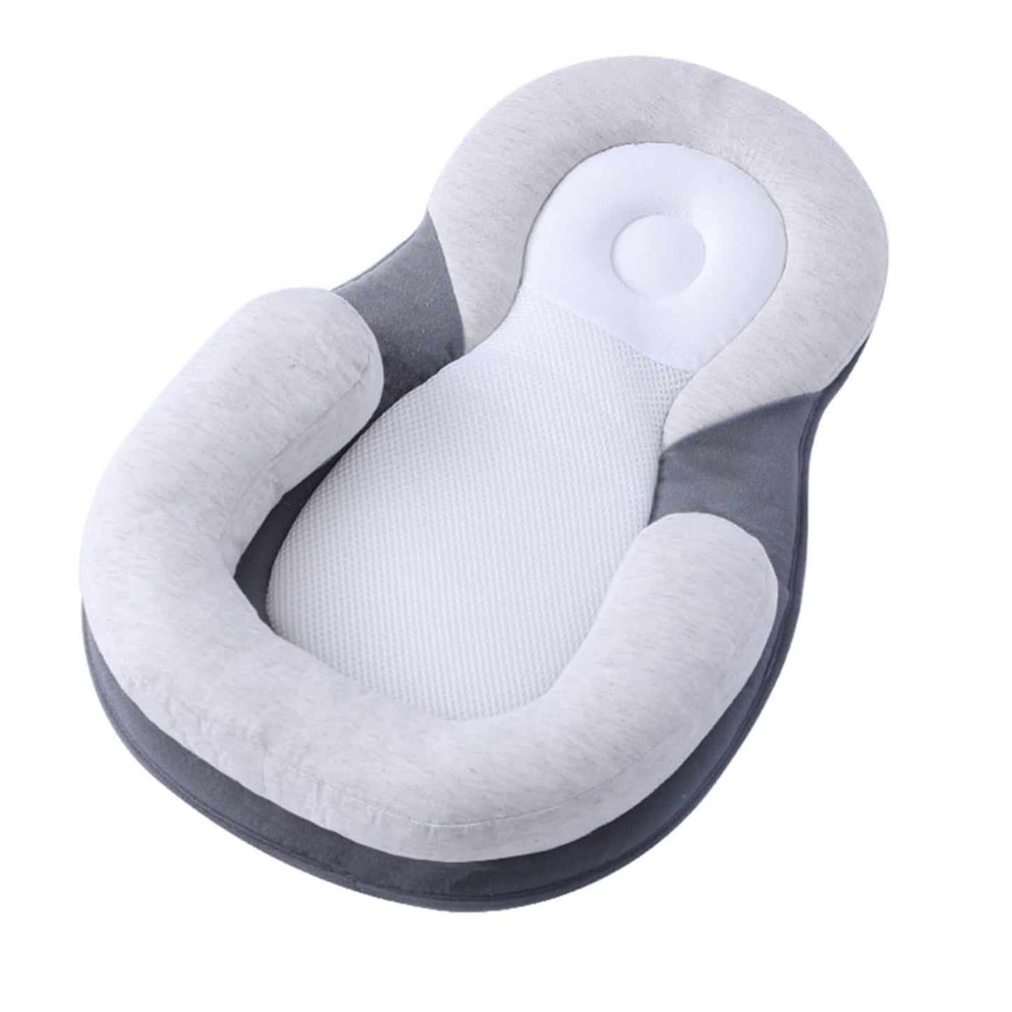 Ergonomic Baby Pillow — Safe Back-Sleep Head Support 14