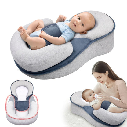 Ergonomic Baby Pillow — Safe Back-Sleep Head Support 4