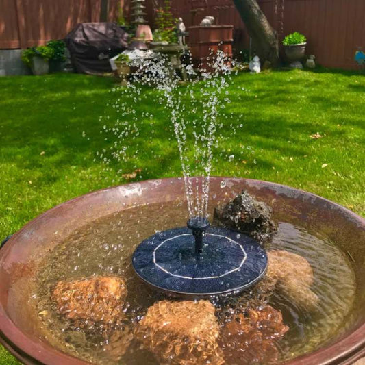 Floating Solar Fountain — Pond & Garden Water Pump 1