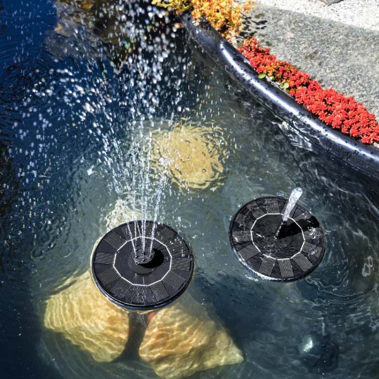 Floating Solar Fountain — Pond & Garden Water Pump 2