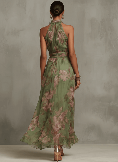 Floral Halter Maxi Dress — Breezy Summer Elegance 2