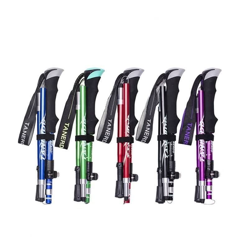 Foldable Adjustable Trekking Poles, Anti-Slip 5