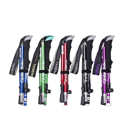 Foldable Adjustable Trekking Poles, Anti-Slip 5