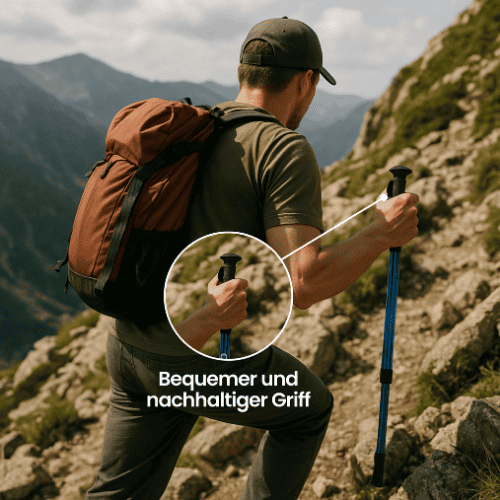 Foldable Adjustable Trekking Poles, Anti-Slip 6
