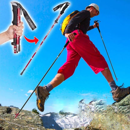 Foldable Trekking Poles — Adjustable Ergonomic Grip 2