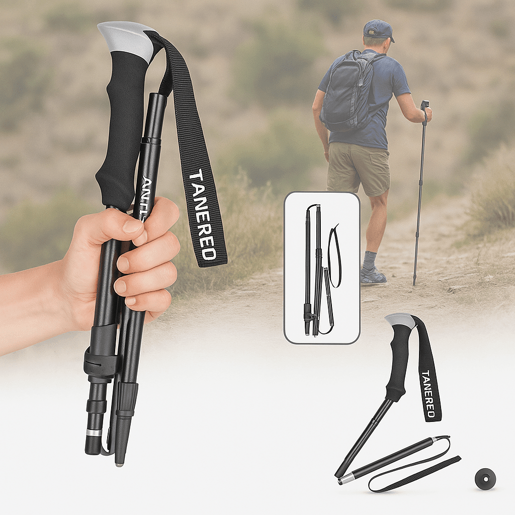 Foldable Trekking Poles — Adjustable Ergonomic Grip 6