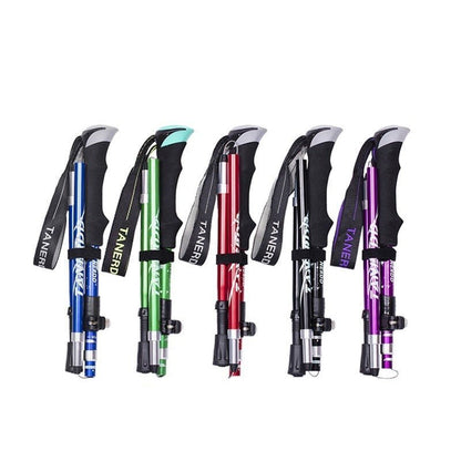 Foldable Trekking Poles — Adjustable Ergonomic Grip 8