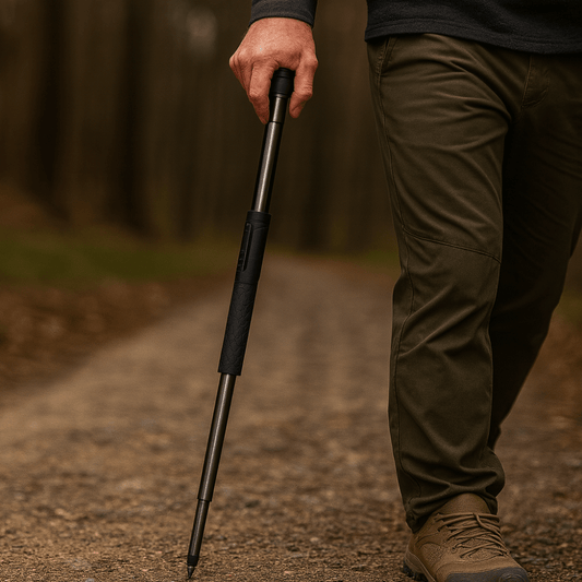 Folding Trekking Pole — Auto Pop-Up Alloy Walking Stick 1