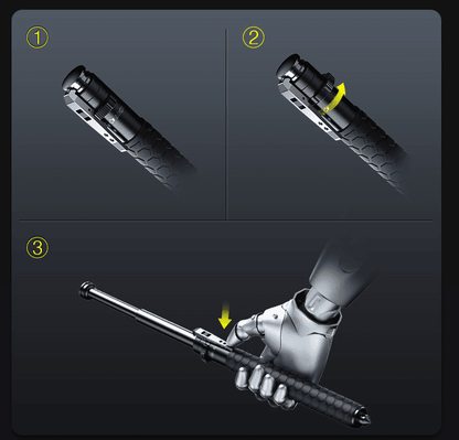 Folding Trekking Pole — Automatic Open, Non-Slip Grip 5