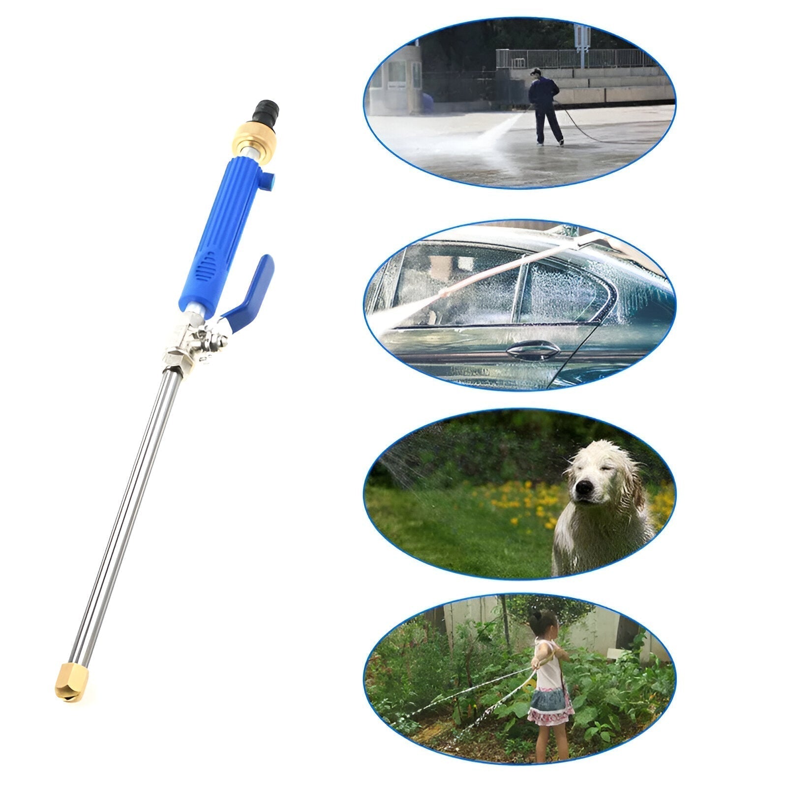 Garden Hose Power Nozzle — High-Pressure Cleaning 5