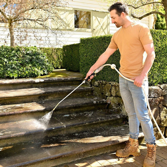 Garden Hose Power Washer — Interchangeable Nozzles 1