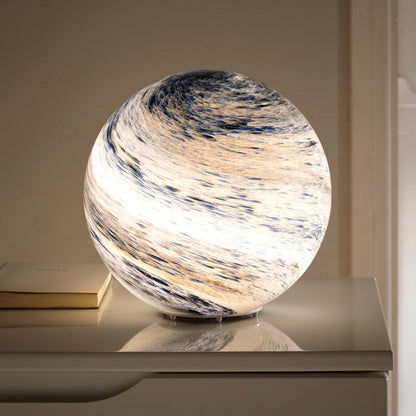 Glass Moon Lamp — 16 Colors with Remote Control 1