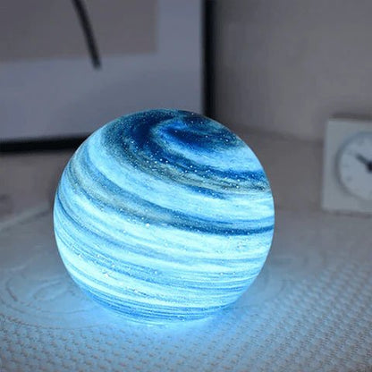 Glass Moon Lamp — 16 Colors with Remote Control 2