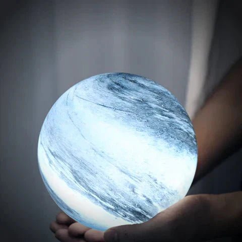 Glass Moon Lamp — 16 Colors with Remote Control 4
