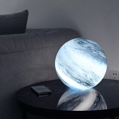 Glass Moon Lamp — 16 Colors with Remote Control 5