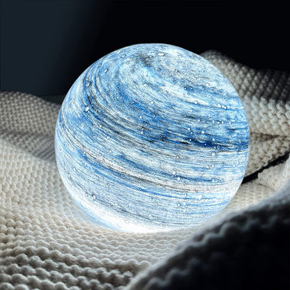 Glass Moon Lamp — 16 Colors with Remote Control 8