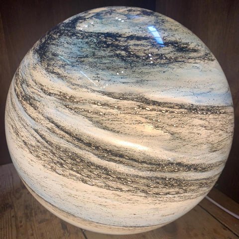 Glass Moon Lamp — 16 Colors with Remote Control 9