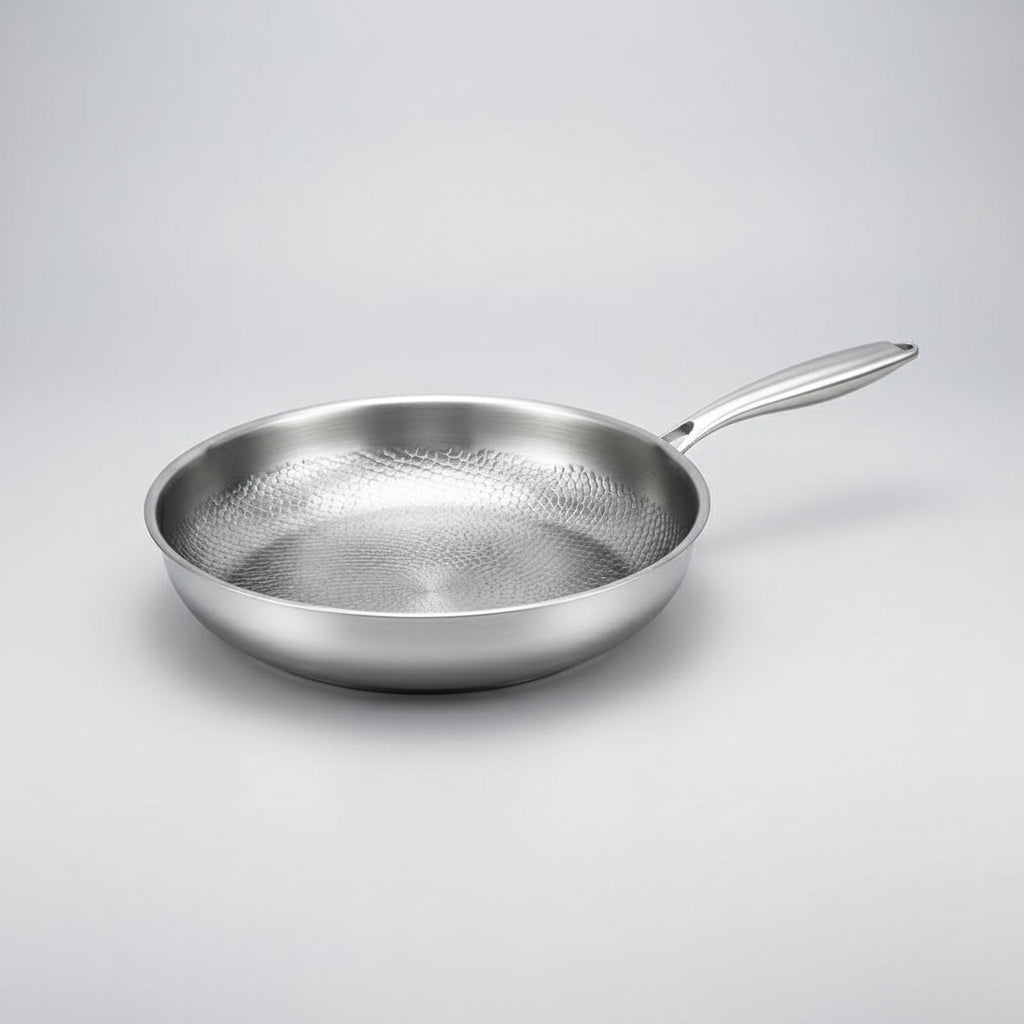 Hammered Titanium Nonstick Pan — Even Heat Cooking 10