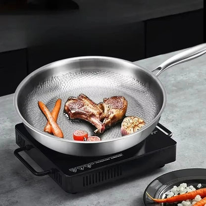 Hammered Titanium Nonstick Pan — Even Heat Cooking 2