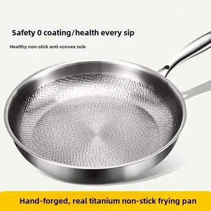 Hammered Titanium Nonstick Pan — Even Heat Cooking 4
