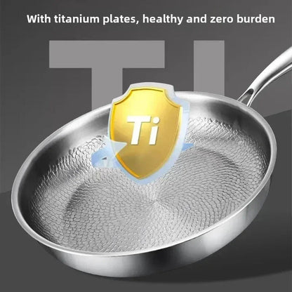 Hammered Titanium Nonstick Pan — Even Heat Cooking 5
