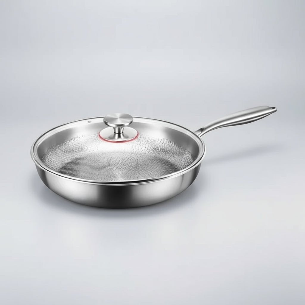 Hammered Titanium Nonstick Pan — Even Heat Cooking 7