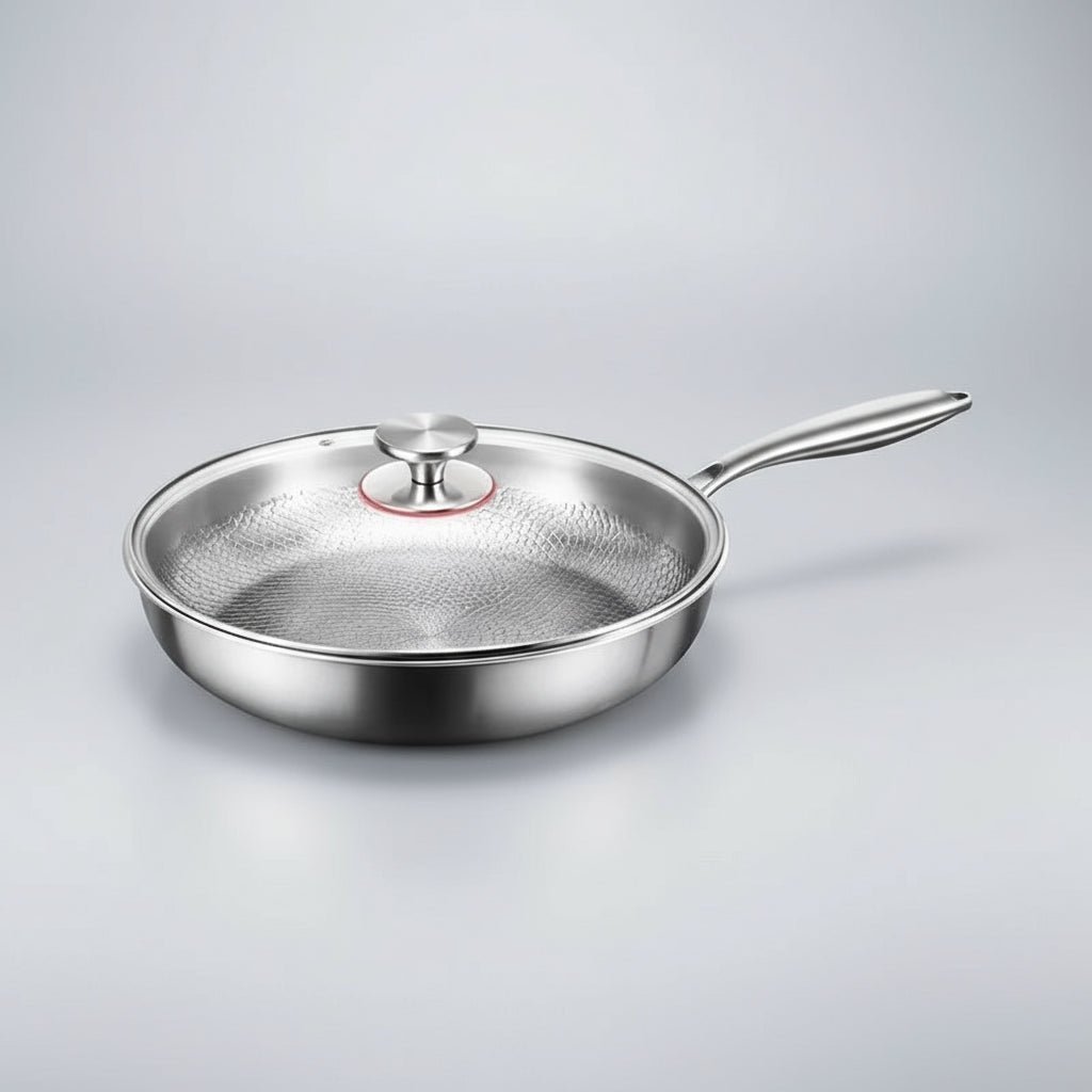 Hammered Titanium Nonstick Pan — Even Heat Cooking 8