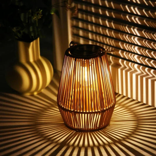 Handmade Solar Garden Lantern — Waterproof Warm Glow 1