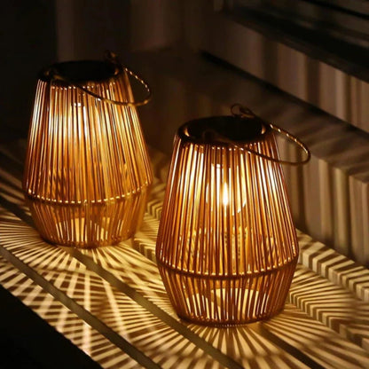 Handmade Solar Garden Lantern — Waterproof Warm Glow 2