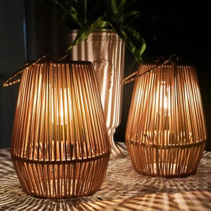 Handmade Solar Garden Lantern — Waterproof Warm Glow 5