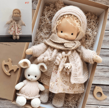 Handmade Waldorf Wool Doll — Soft and Natural 2