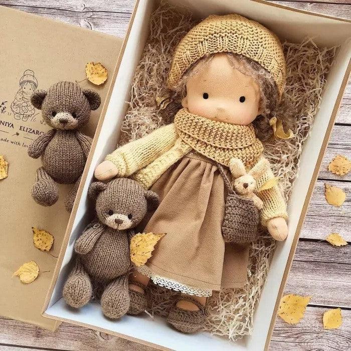 Handmade Waldorf Wool Doll — Soft and Natural 5