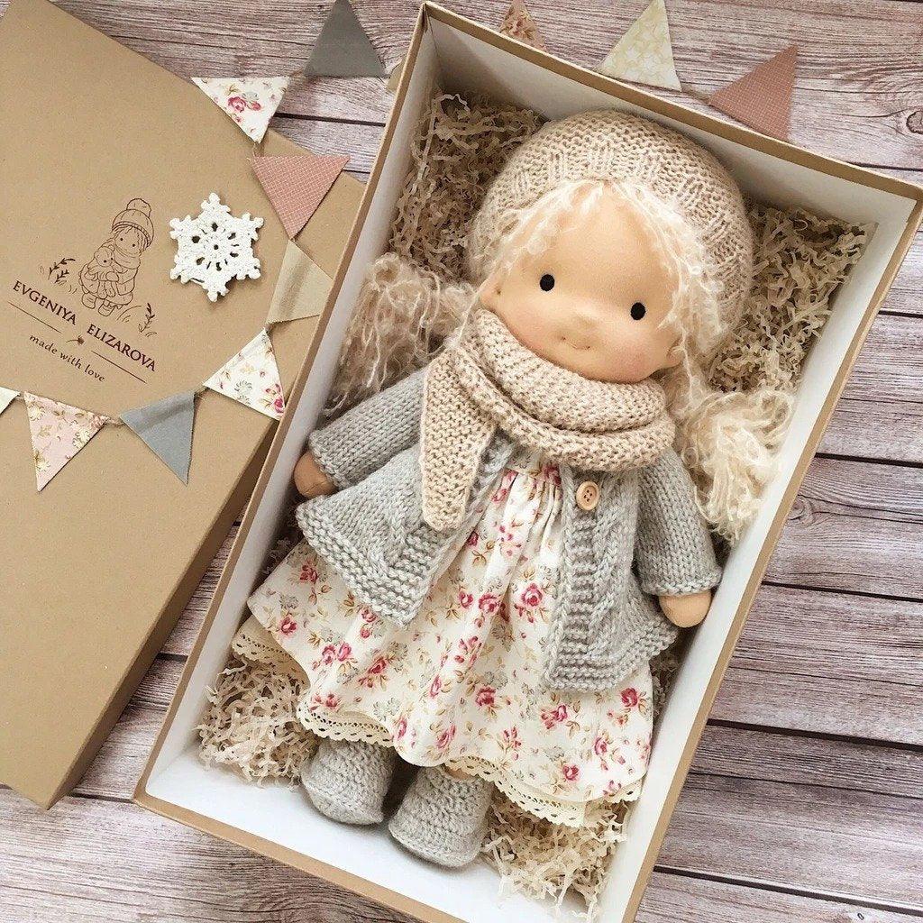 Handmade Waldorf Wool Doll — Soft and Natural 6