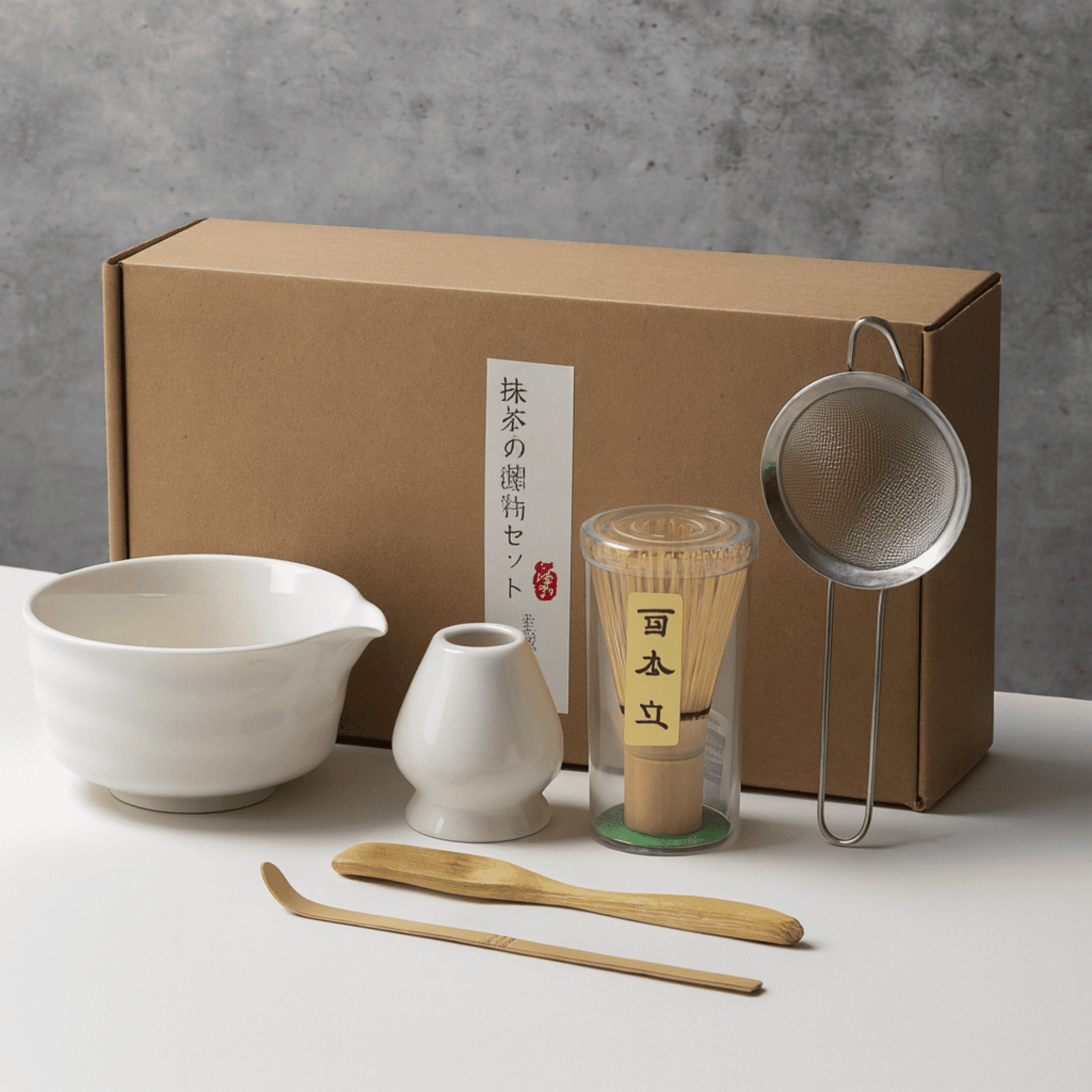 Japanese Matcha Tea Set — 6-Piece Bowl, Whisk & Scoop 5