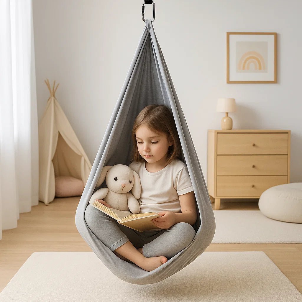 Kids' Sensory Cotton Swing — Calming Therapy Hammock 7