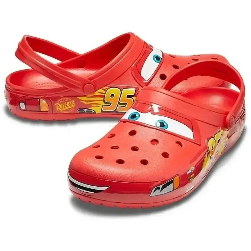 Kids Summer Clogs — Non-Slip with Fun Car Design 1