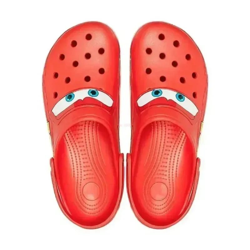 Kids Summer Clogs — Non-Slip with Fun Car Design 2