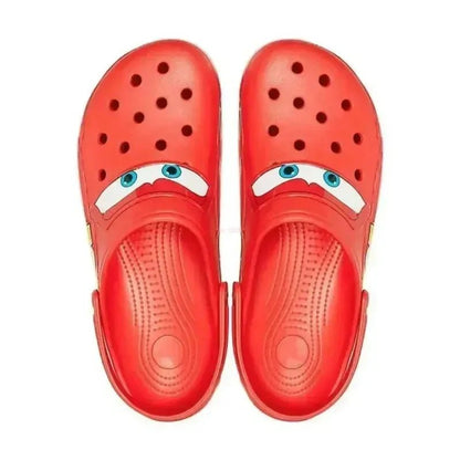 Kids Summer Clogs — Non-Slip with Fun Car Design 2