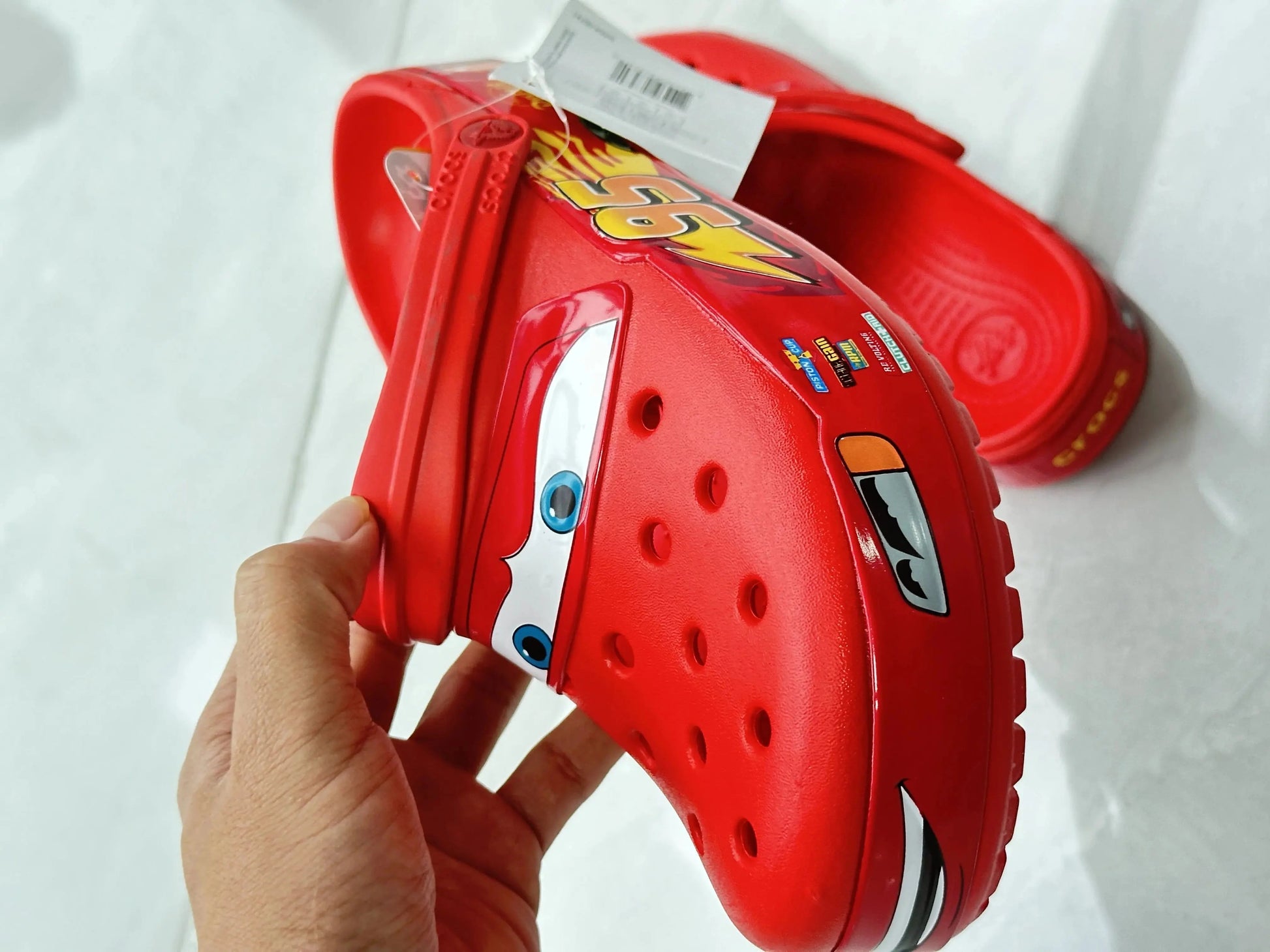 Kids Summer Clogs — Non-Slip with Fun Car Design 3