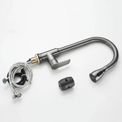 Kitchen Faucet With Pull-Out Sprayer & 360° Swivel 6