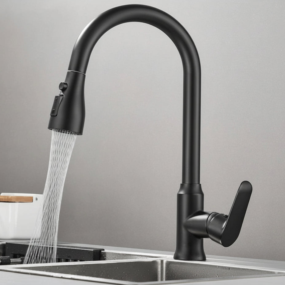 Kitchen Faucet With Pull-Out Sprayer & 360° Swivel 9