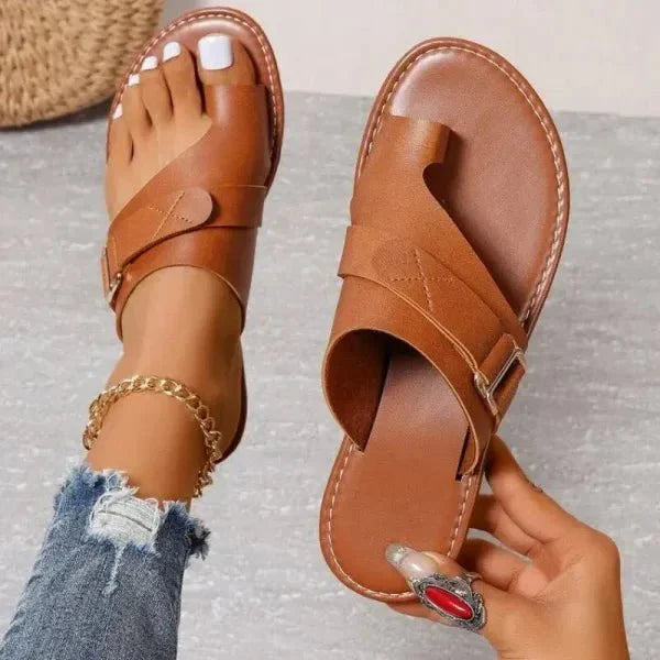 Leather Bunion-Correcting Orthopedic Sandals 3