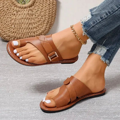 Leather Bunion-Correcting Orthopedic Sandals 6